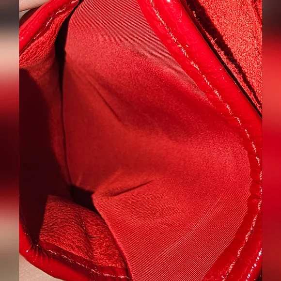 Brighton Mini Crossbody Lightweight Nylon Red Shoulder Wallet - Picture 9 of 15